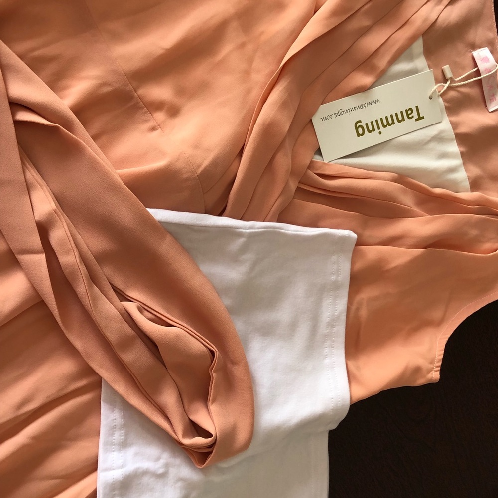 Pink chiffon dress - Picture 3 of 3